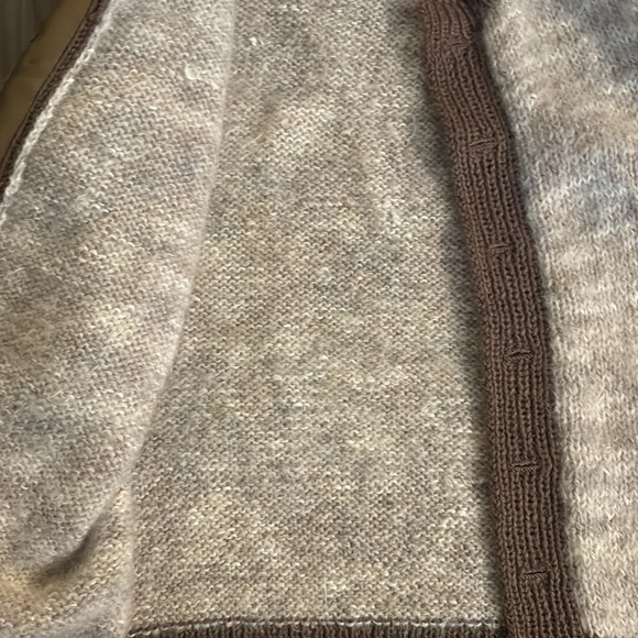 Mo Hair and Wool  sweater! Hand knit by Jack Charney! - Picture 4 of 9